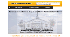 Desktop Screenshot of churchmanagepro.com