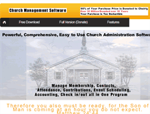 Tablet Screenshot of churchmanagepro.com